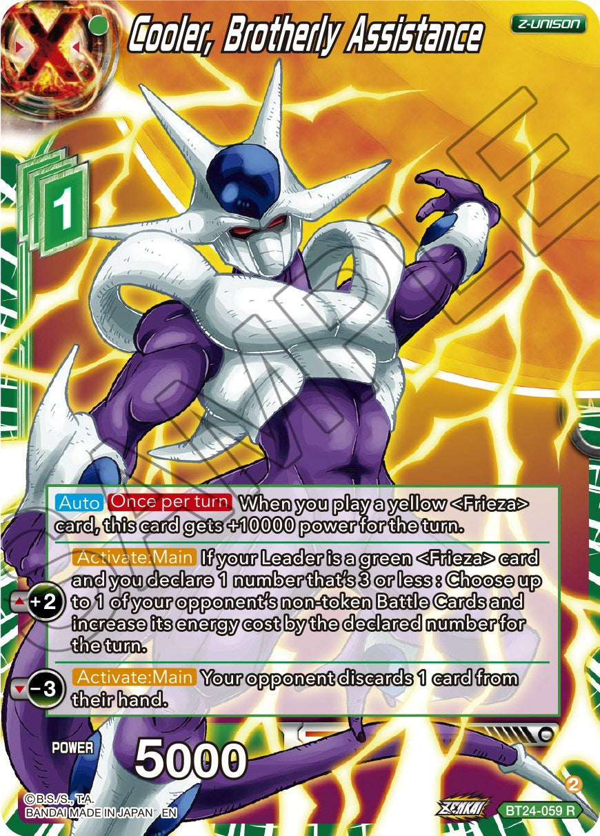 Cooler, Brotherly Assistance (BT24-059) [Beyond Generations] | Cracking-Singles