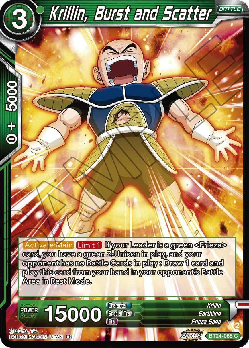 Krillin, Burst and Scatter (BT24-068) [Beyond Generations] | Cracking-Singles