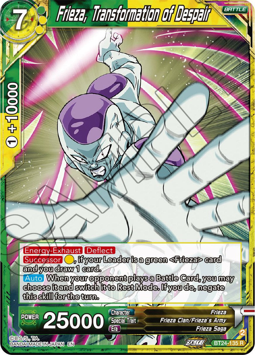 Frieza, Transformation of Despair (BT24-135) [Beyond Generations] | Cracking-Singles