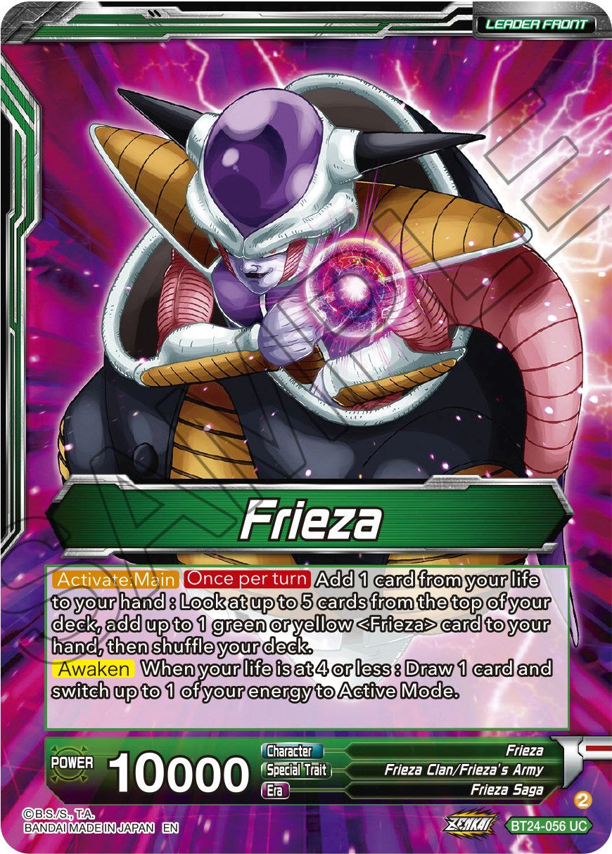 Frieza // Frieza, Scourge of Saiyans (BT24-056) [Beyond Generations] | Cracking-Singles