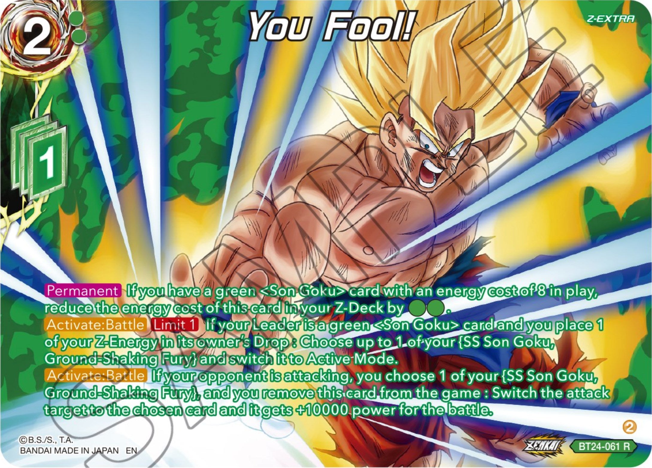 You Fool! (Collector Booster) (BT24-061) [Beyond Generations] | Cracking-Singles