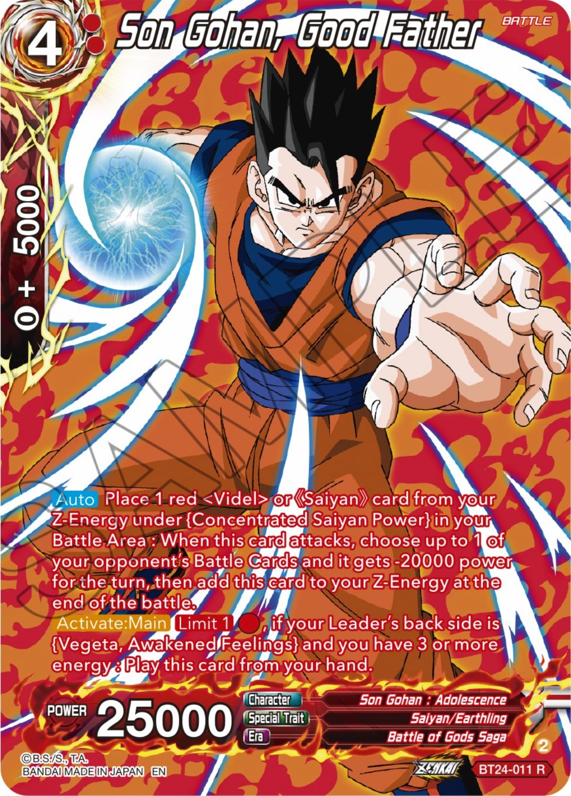 Son Gohan, Good Father (Collector Booster) (BT24-011) [Beyond Generations] | Cracking-Singles