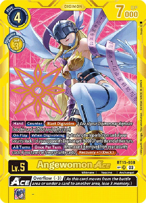 Angewomon Ace (Special Rare) [BT15-038] [Exceed Apocalypse] | Cracking-Singles