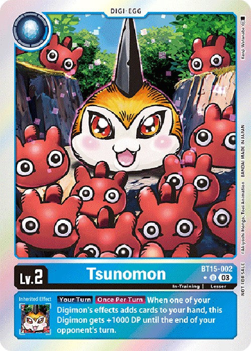 Tsunomon [BT15-002] (Exceed Apocalypse Box Promotion Pack) [Exceed Apocalypse Promos] | Cracking-Singles