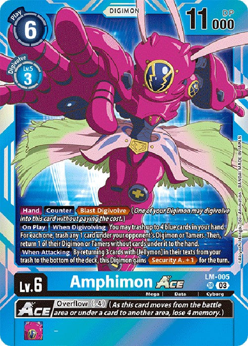 Amphimon Ace [LM-005] (English Exclusive) [Exceed Apocalypse] | Cracking-Singles