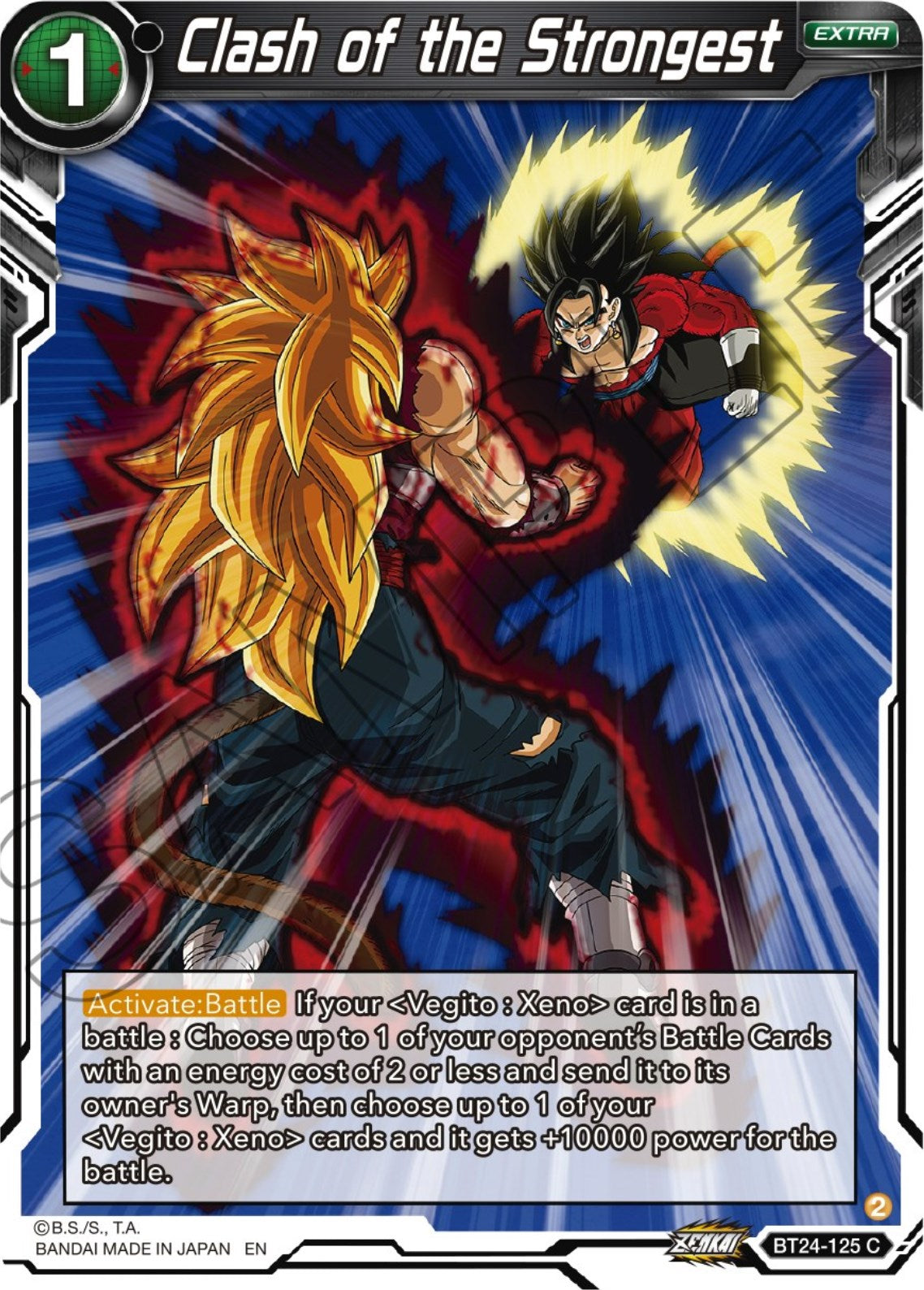 Clash of the Strongest (BT24-125) [Beyond Generations] | Cracking-Singles