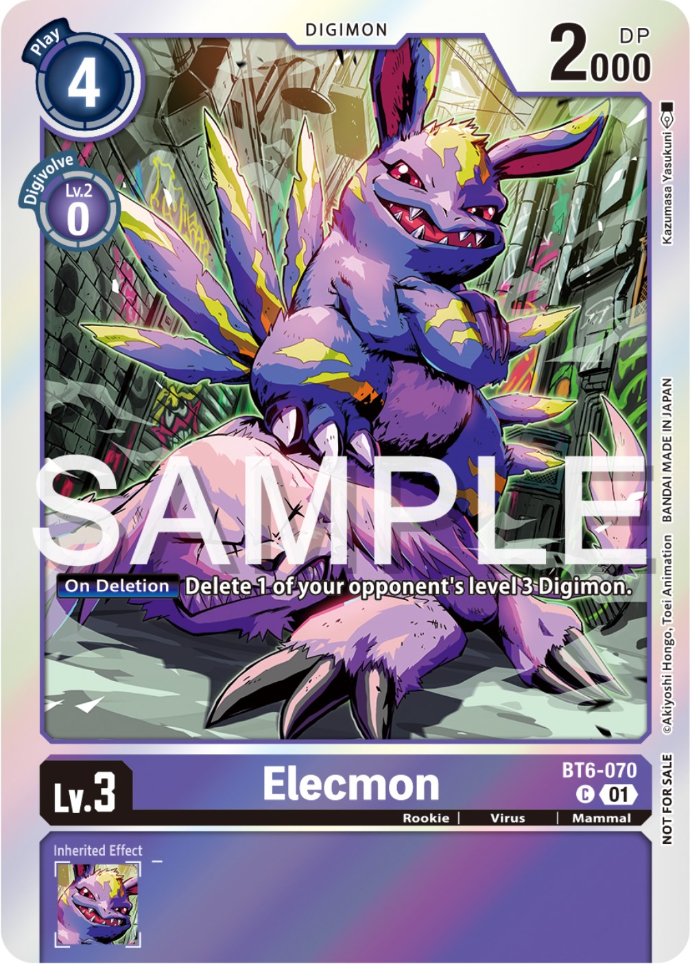 Elecmon [BT6-070] (Official Tournament Pack Vol.12) [Double Diamond Promos] | Cracking-Singles