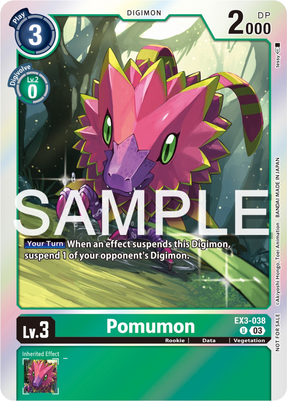 Pomumon [EX3-038] (Official Tournament Pack Vol.12) [Draconic Roar Promos] | Cracking-Singles