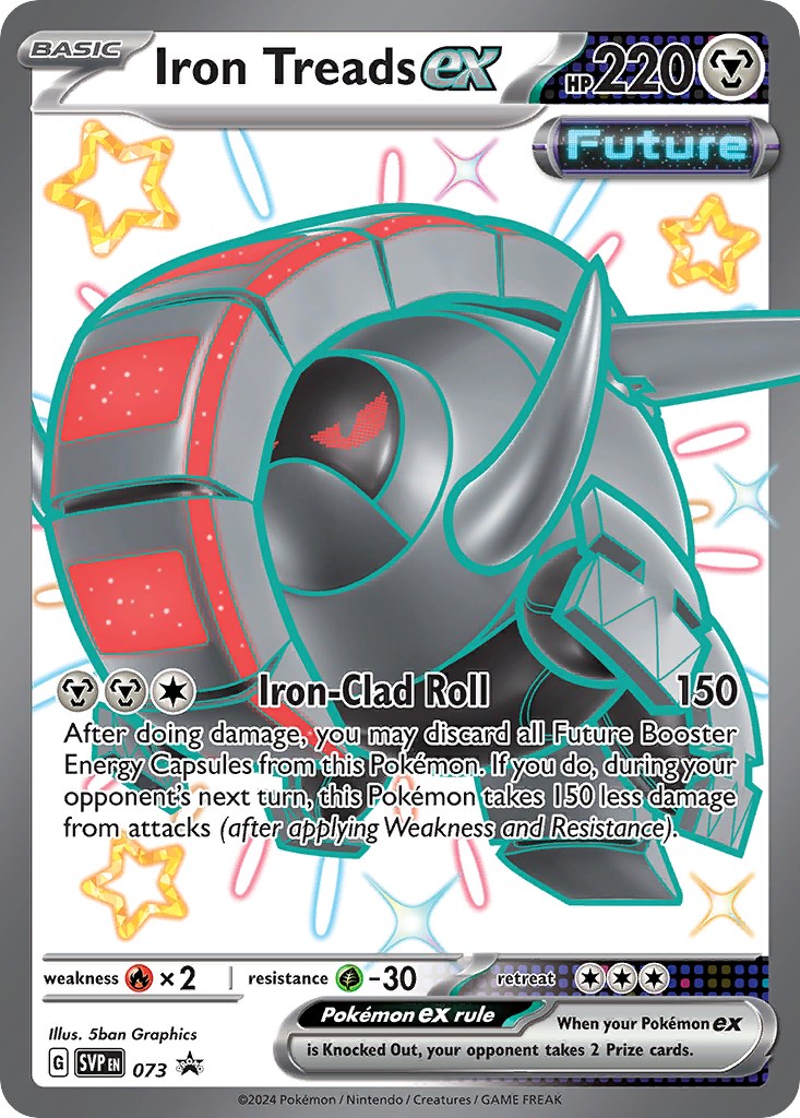 Iron Treads ex (073) [Scarlet & Violet: Black Star Promos] | Cracking-Singles