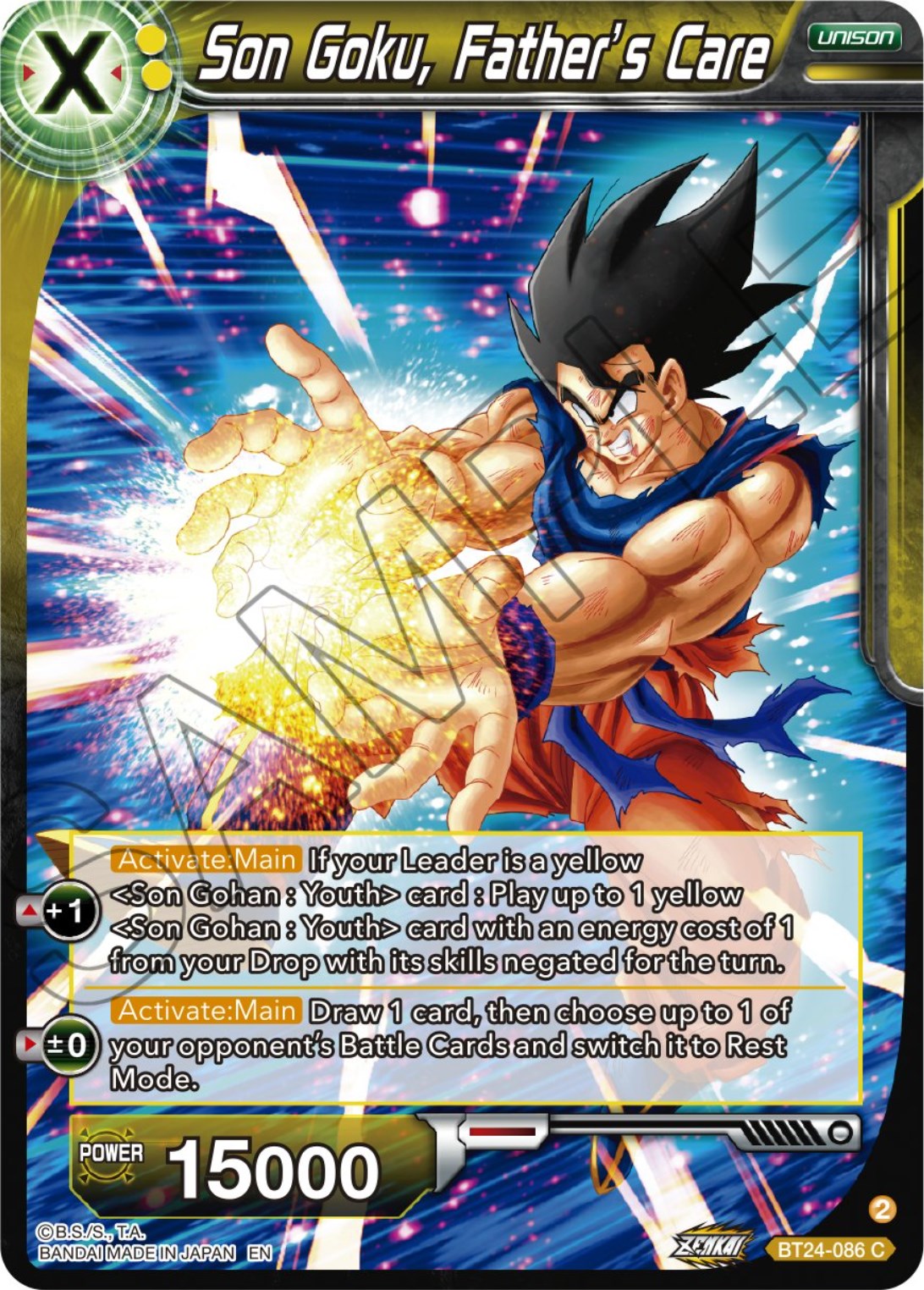 Son Goku, Father's Care (BT24-086) [Beyond Generations] | Cracking-Singles