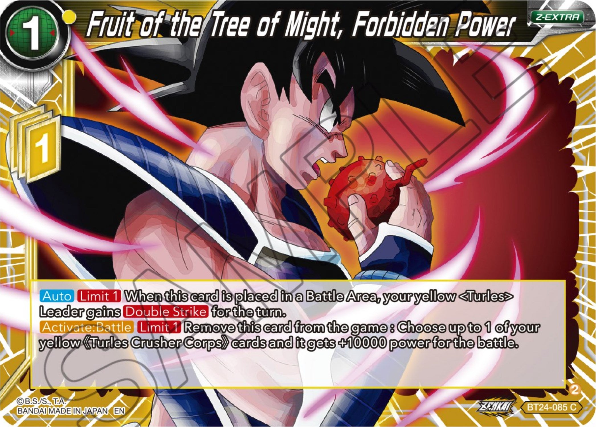 Fruit of the Tree of Might, Forbidden Power (BT24-085) [Beyond Generations] | Cracking-Singles