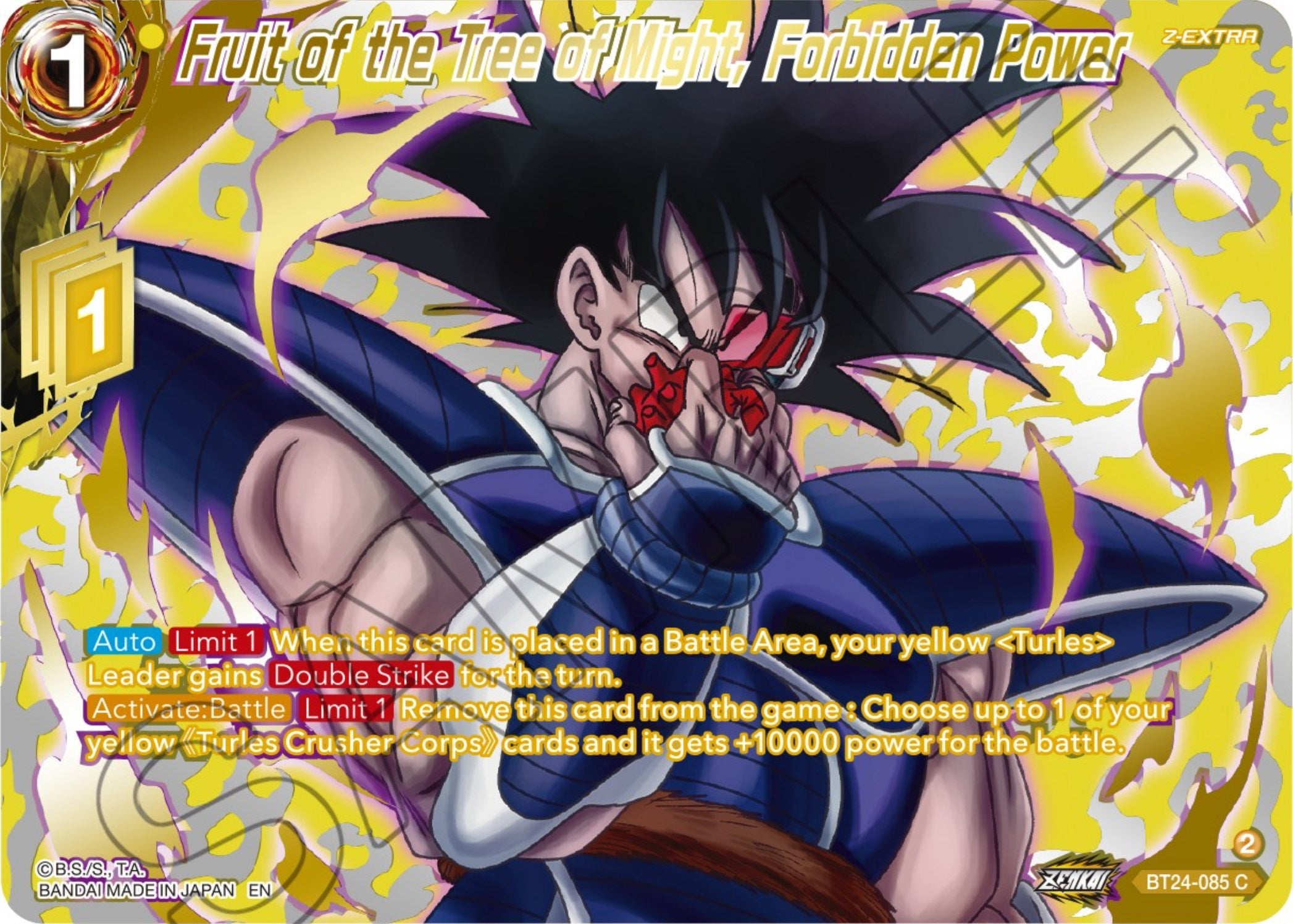 Fruit of the Tree of Might, Forbidden Power (Collector Booster) (BT24-085) [Beyond Generations] | Cracking-Singles