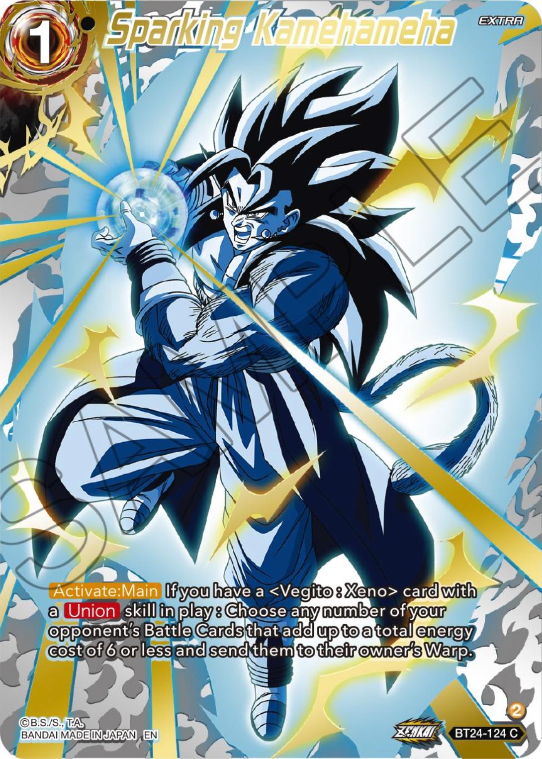 Sparking Kamehameha (Collector Booster) (BT24-124) [Beyond Generations] | Cracking-Singles