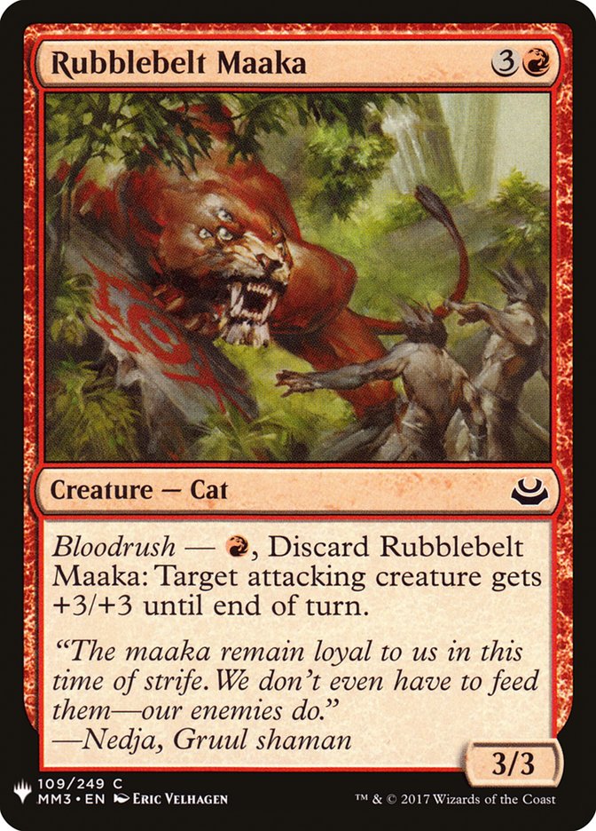 Rubblebelt Maaka [Mystery Booster] | Cracking-Singles