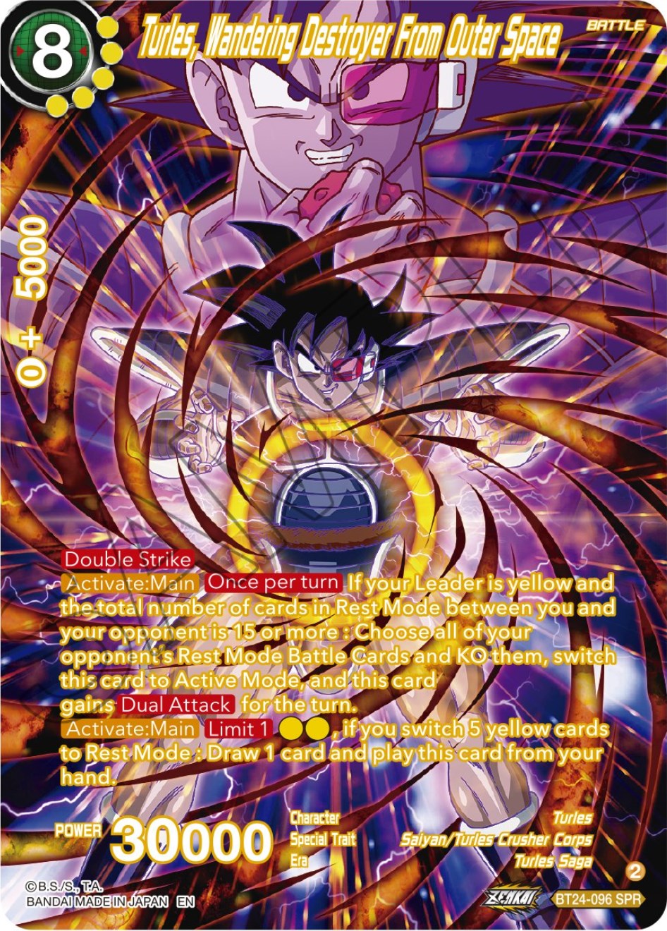 Turles, Wandering Destroyer From Outer Space (SPR) (BT24-096) [Beyond Generations] | Cracking-Singles