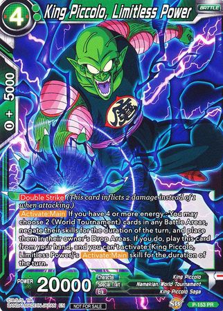 King Piccolo, Limitless Power (Power Booster) (P-153) [Promotion Cards] | Cracking-Singles