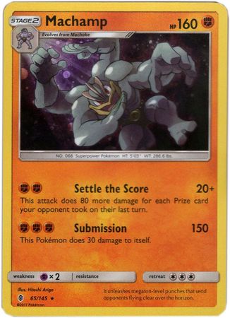 Machamp (65/145) (Cosmos Holo) [Sun & Moon: Guardians Rising] | Cracking-Singles