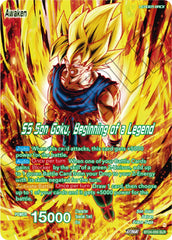 Son Goku // SS Son Goku, Beginning of a Legend (SLR) (BT24-055) [Beyond Generations] | Cracking-Singles