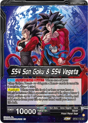 SS4 Son Goku & SS4 Vegeta // SS4 Vegito, Sparking Potara Warrior (SLR) (BT24-112) [Beyond Generations] | Cracking-Singles