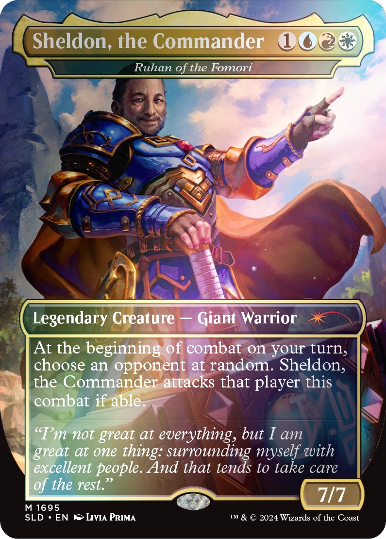 Sheldon, the Commander - Ruhan of the Fomori (Rainbow Foil) [Secret Lair Drop Series] | Cracking-Singles