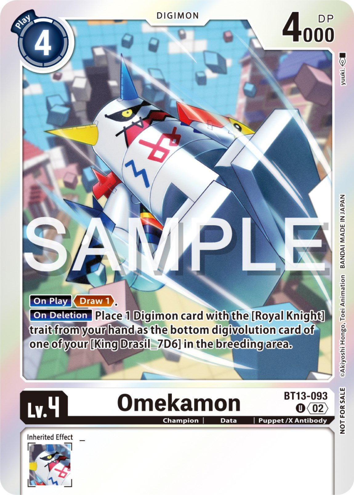 Omekamon [BT13-093] (Event Pack 6) [Versus Royal Knights Promos] | Cracking-Singles