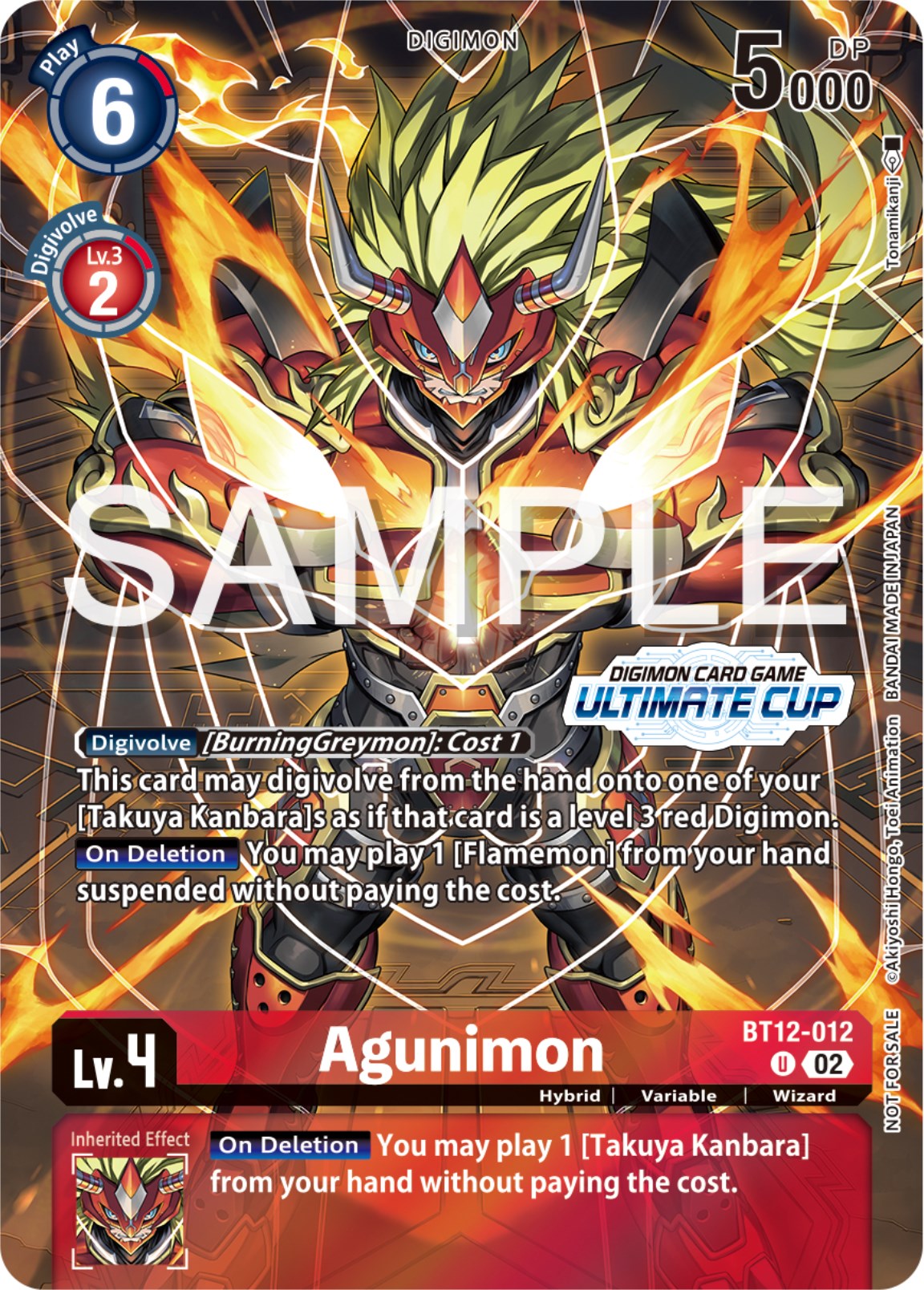 Agunimon [BT12-012] (Ultimate Cup 2024) [Across Time Promos] | Cracking-Singles