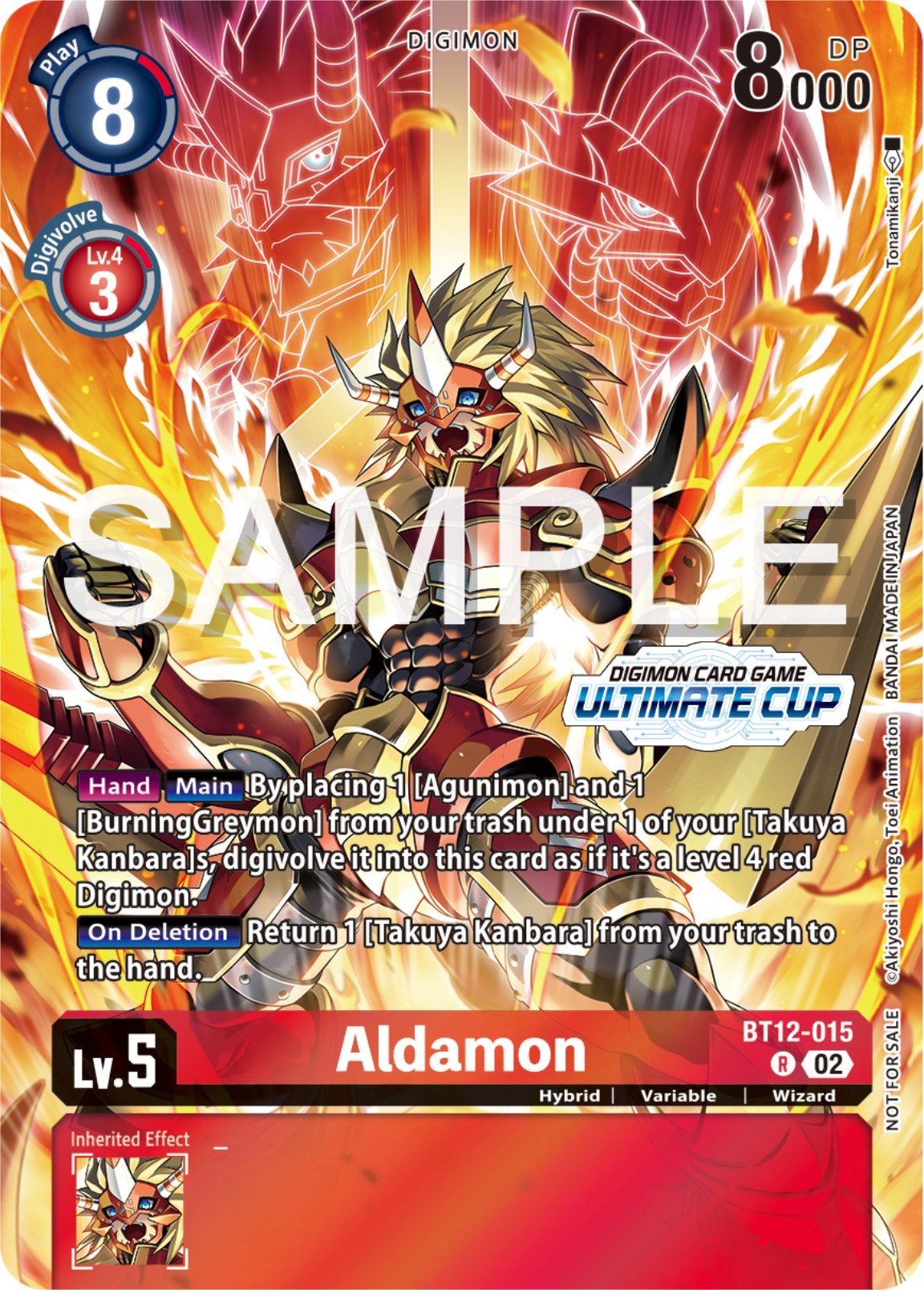 Aldamon [BT12-015] (Ultimate Cup 2024) [Across Time Promos] | Cracking-Singles