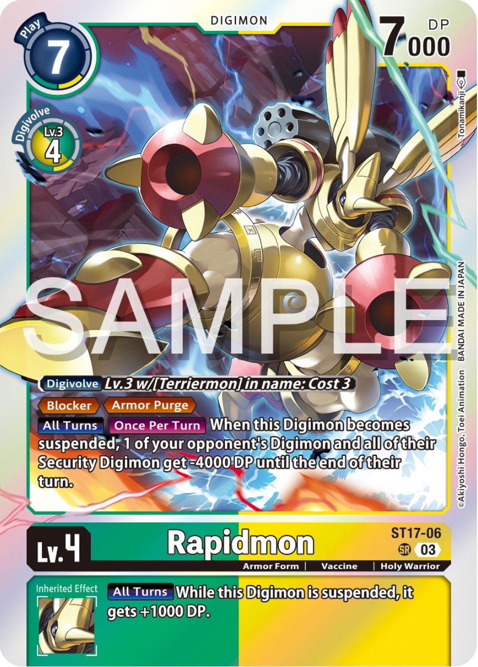 Rapidmon [ST17-06] [Starter Deck: Double Typhoon Advanced Deck Set] | Cracking-Singles