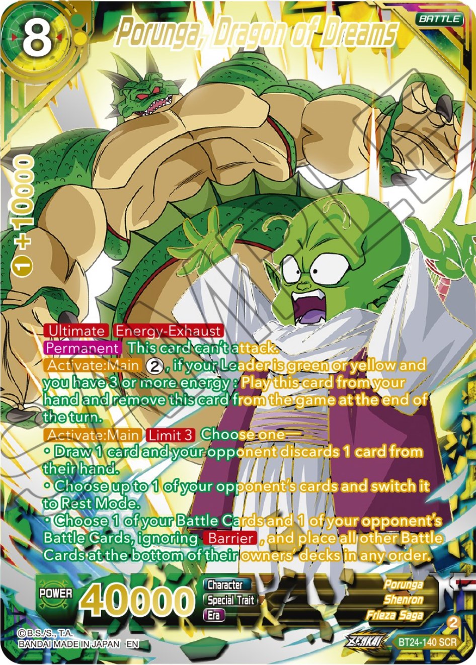 Porunga, Dragon of Dreams (Collector Booster) (BT24-140) [Beyond Generations] | Cracking-Singles