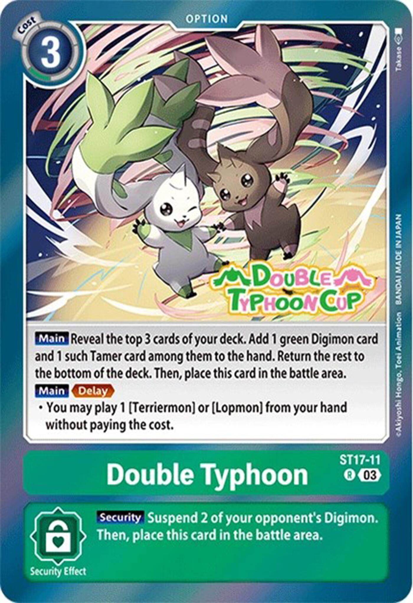 Double Typhoon [ST17-11] [Starter Deck: Double Typhoon Advanced Deck Set Pre-Release Cards] | Cracking-Singles