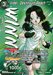 Videl, Destiny in Reach (Zenkai Series Tournament Pack Vol.7) (Winner) (P-580) [Tournament Promotion Cards] | Cracking-Singles