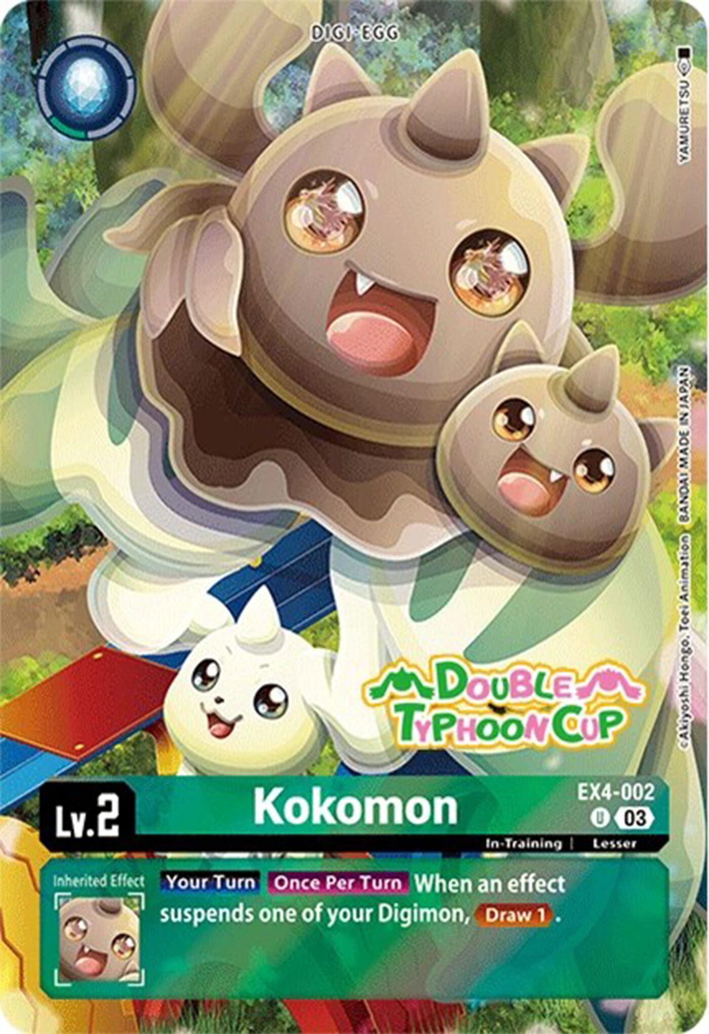 Kokomon [EX4-002] (Bonus Pack) [Starter Deck: Double Typhoon Advanced Deck Set Pre-Release Cards] | Cracking-Singles