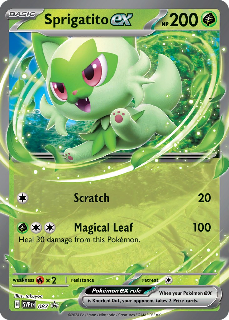 Sprigatito ex (087) [Scarlet & Violet: Black Star Promos] | Cracking-Singles