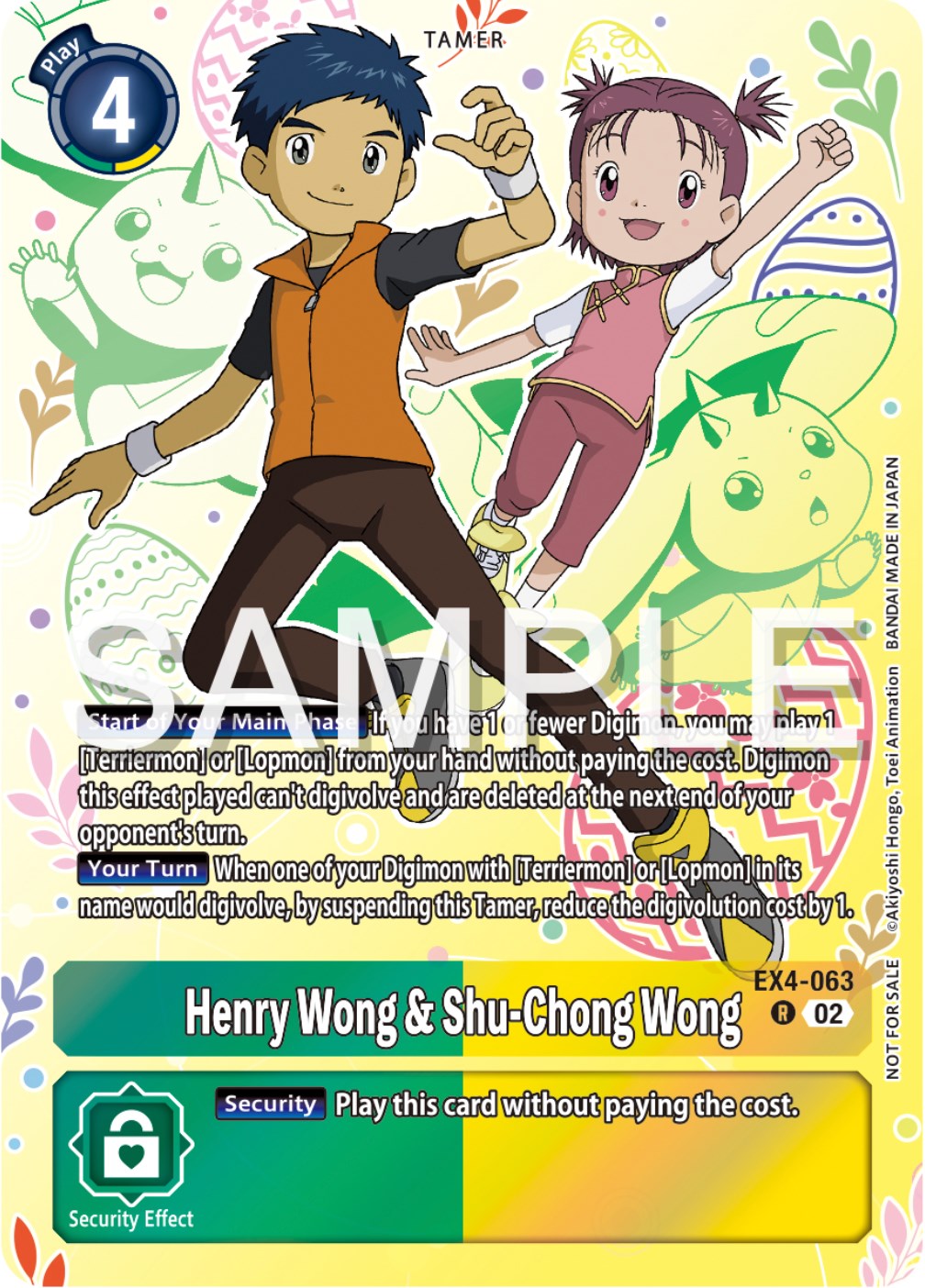 Henry Wong & Shu-Chong Wong [EX4-063] (Spring Break Event 2024) [Alternative Being Booster Promos] | Cracking-Singles