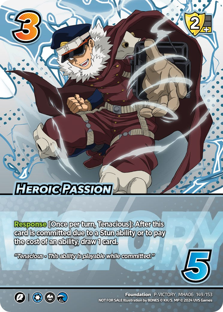 Heroic Passion (February LGS Victory Promo) [Miscellaneous Promos] | Cracking-Singles