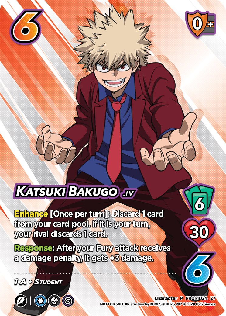 Katsuki Bakugo (Season 1 Local Qualifier Promo) [Miscellaneous Promos] | Cracking-Singles