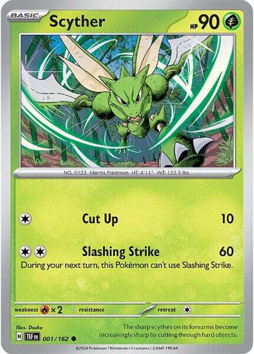 Scyther (001/162) [Scarlet & Violet: Temporal Forces] | Cracking-Singles