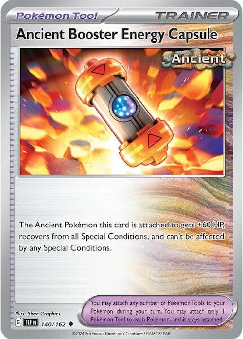 Ancient Booster Energy Capsule (140/162) [Scarlet & Violet: Temporal Forces] | Cracking-Singles