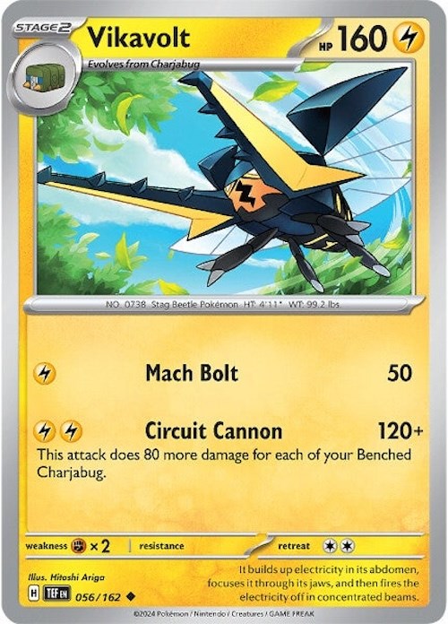 Vikavolt (056/162) [Scarlet & Violet: Temporal Forces] | Cracking-Singles