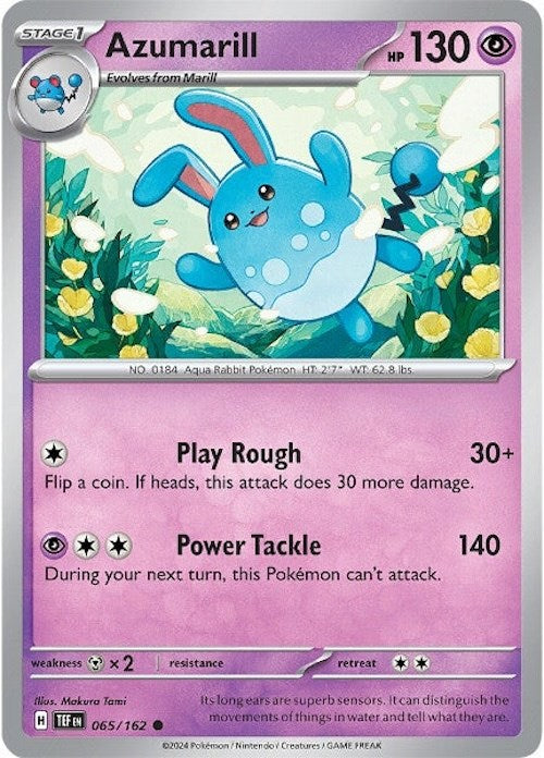 Azumarill (065/162) [Scarlet & Violet: Temporal Forces] | Cracking-Singles