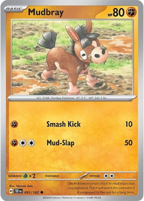 Mudbray (091/162) [Scarlet & Violet: Temporal Forces] | Cracking-Singles