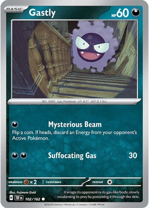 Gastly (102/162) [Scarlet & Violet: Temporal Forces] | Cracking-Singles