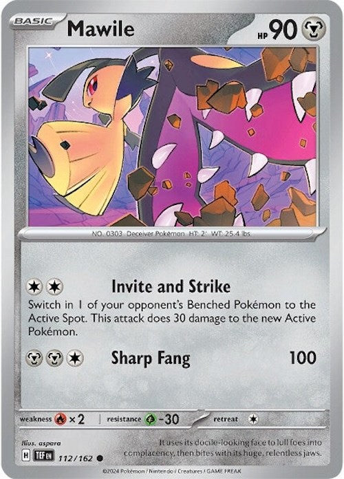 Mawile (112/162) [Scarlet & Violet: Temporal Forces] | Cracking-Singles