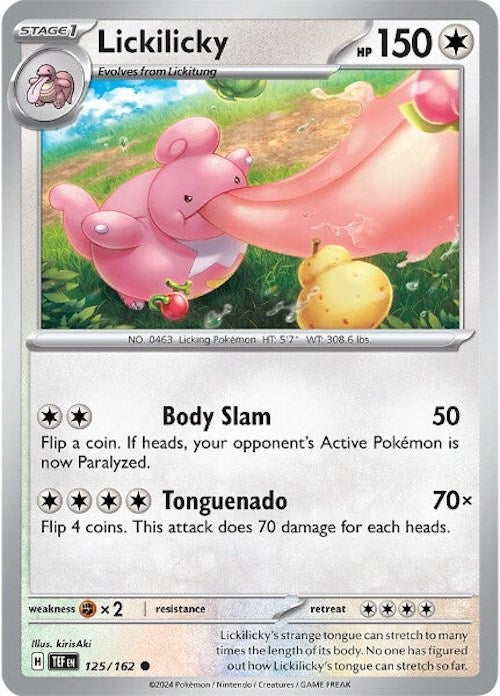 Lickilicky (125/162) [Scarlet & Violet: Temporal Forces] | Cracking-Singles