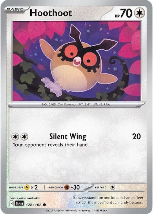 Hoothoot (126/162) [Scarlet & Violet: Temporal Forces] | Cracking-Singles