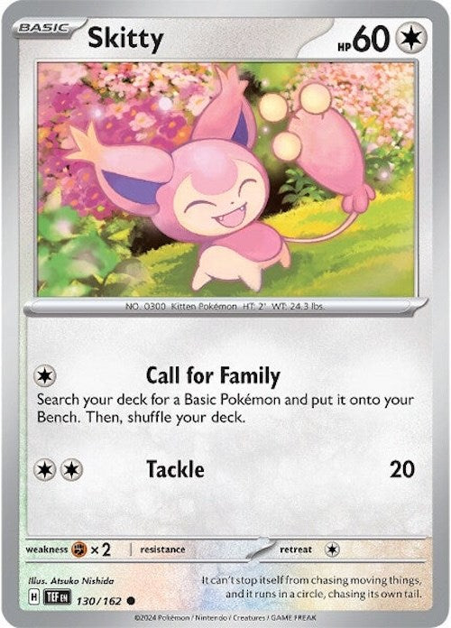 Skitty (130/162) [Scarlet & Violet: Temporal Forces] | Cracking-Singles