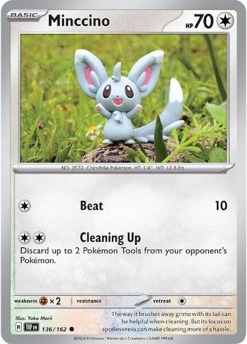 Minccino (136/162) [Scarlet & Violet: Temporal Forces] | Cracking-Singles