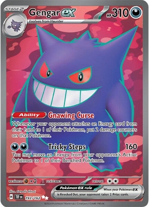 Gengar ex (193/162) [Scarlet & Violet: Temporal Forces] | Cracking-Singles