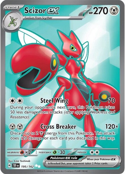 Scizor ex (195/162) [Scarlet & Violet: Temporal Forces] | Cracking-Singles