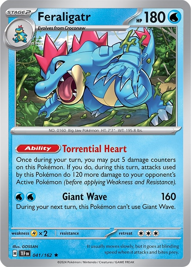 Feraligatr (041/162) (Theme Deck Exclusive) [Scarlet & Violet: Temporal Forces] | Cracking-Singles